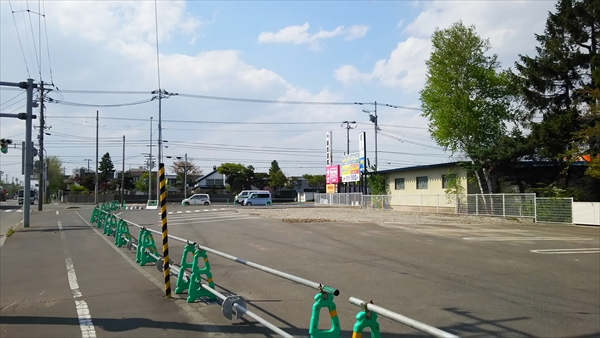 ローソン江別弥生町店跡地駐車場