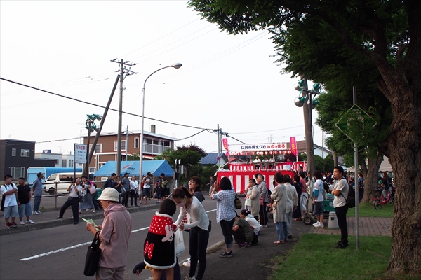 旭公園会場（えべつ北海鳴子祭り2016）
