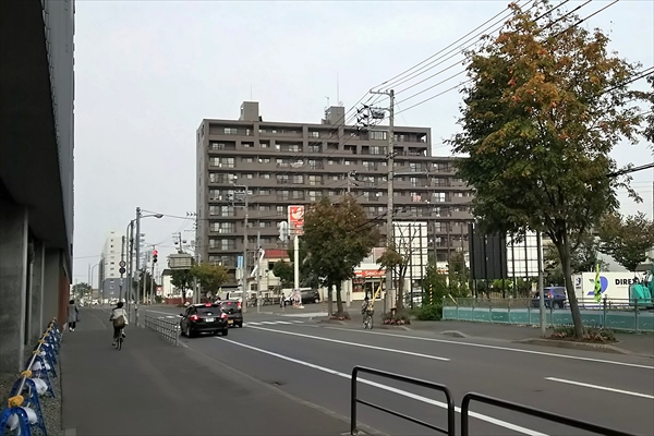 野幌駅南口駅前交差点2016年9月