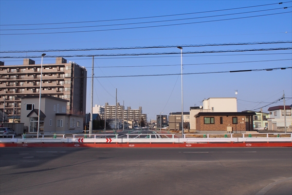 野幌駅南通と1号線の交差点