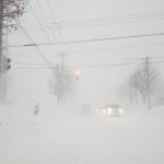 1月21日強風大雪（北海道江別市の状況）
