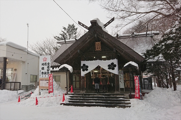 野幌の神社・錦山天満宮拝殿