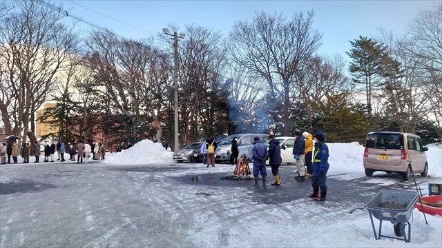 江別神社 駐車場