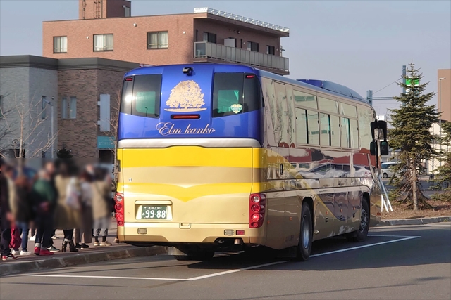 エスコンフィールド北海道行きシャトルバス（エルム観光バス）