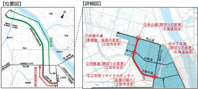 札幌北広島環状線 都市計画変更の概要