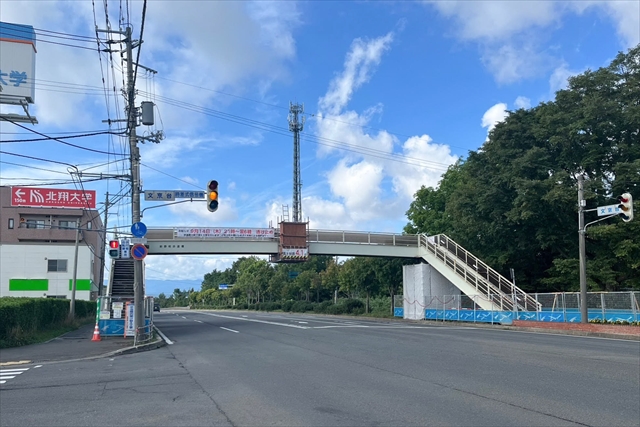 新野幌横断歩道橋