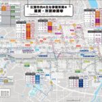 江別市内路線バスマップ2023年10月改定後