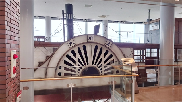 外輪船（蒸気船）上川丸レプリカ