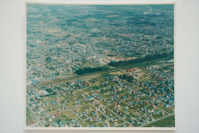 昭和50年頃の江別市航空写真