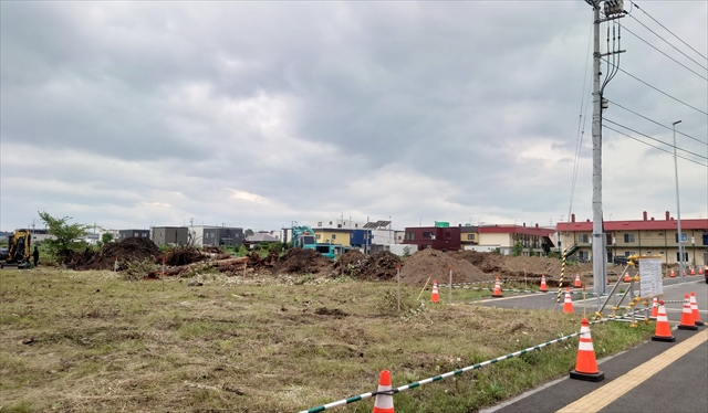 コープさっぽろ野幌店 新築工事現場