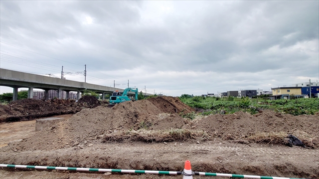 コープさっぽろ野幌店 新築工事現場