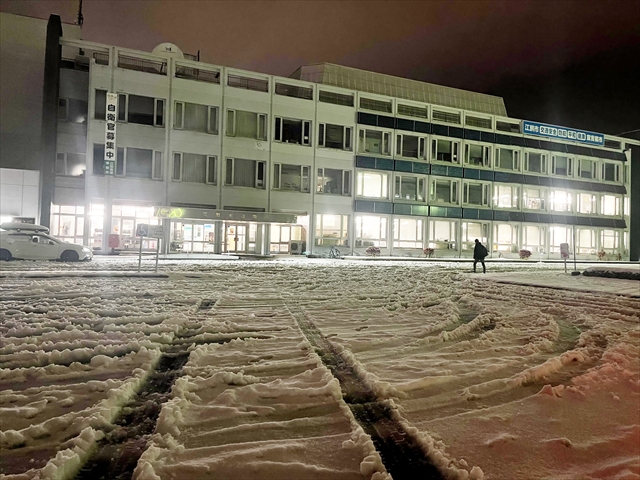 2024年11月7日 江別市大雪の積雪状況 江別市役所