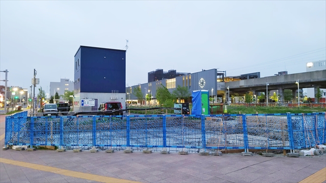 JR野幌駅北口駅前工事