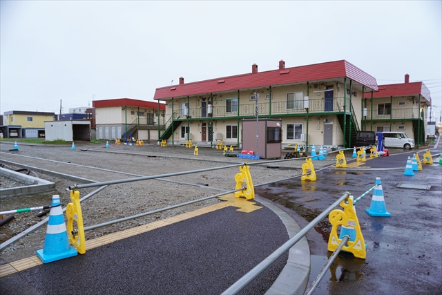 コープさっぽろのっぽろ店新店舗裏の新道路
