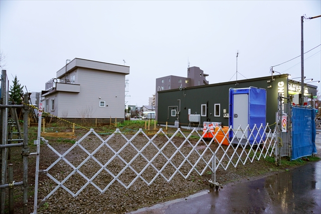 東野幌交番 建物建設工事中