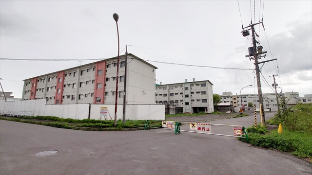 野幌団地跡地（江別病院新棟建設予定地）A棟・B棟