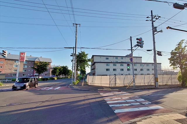 セイコーマート大麻東町店向かい工事現場