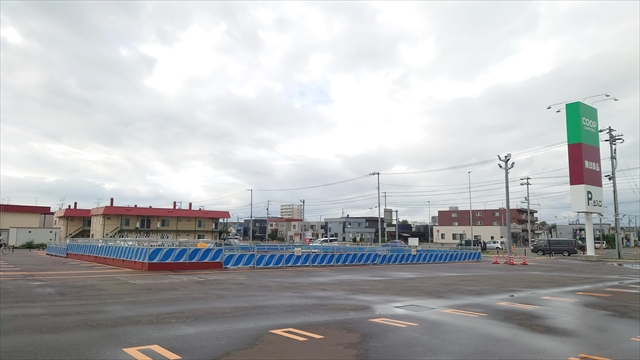 コープさっぽろのっぽろ店駐車場内に新店舗か？