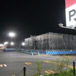 コープさっぽろのっぽろ店駐車場 新店舗工事中