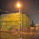 はまなす館・若葉町西バス停待合所工事