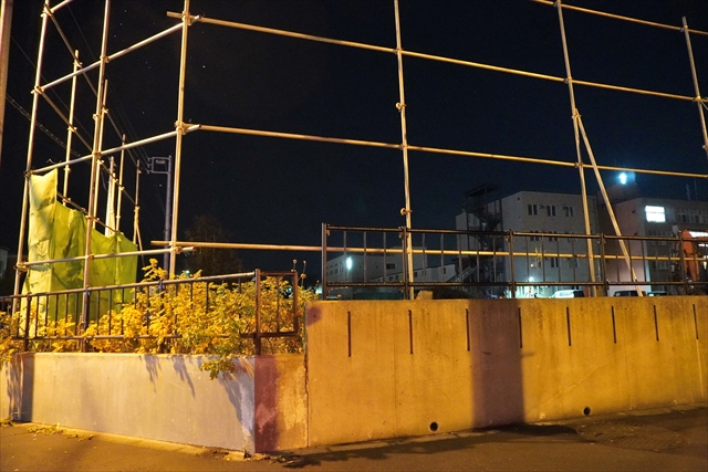 はまなす館撤去工事の様子