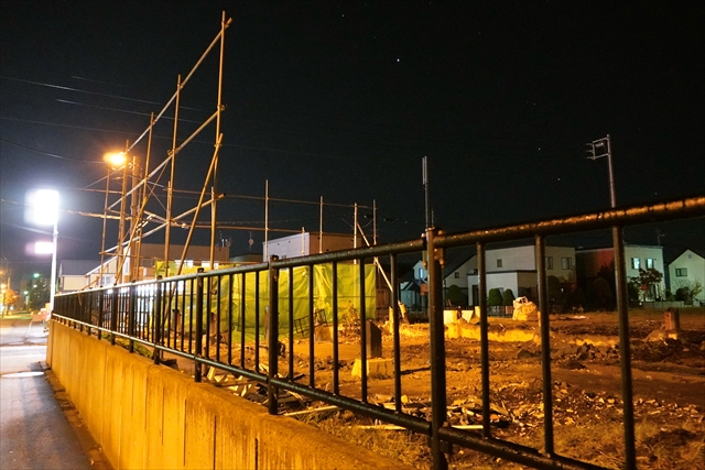 はまなす館撤去工事の様子