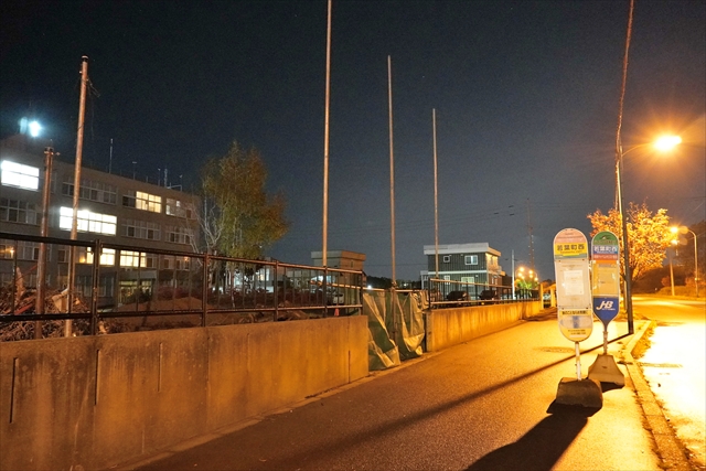 若葉町西バス停待合所撤去後（ランドマーク施設）ジェイアール北海道バス・夕鉄バスバス停