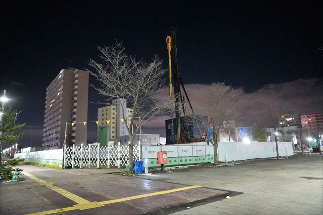 JR野幌駅北口駅前工事