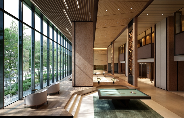 エントランスラウンジ完成予想図