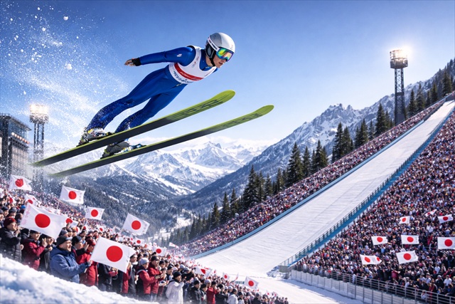 スキージャンプ イメージ画像