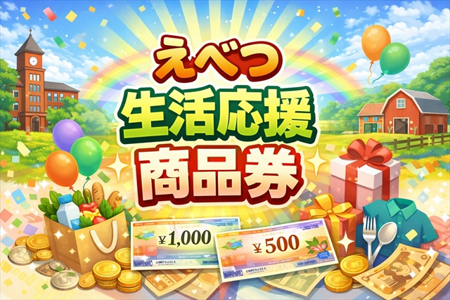 えべつ生活応援商品券（プレミアム付き商品券）