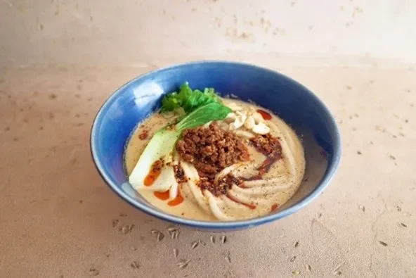 豆乳坦々うどん