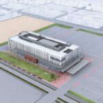 江別市役所 新庁舎 俯瞰図