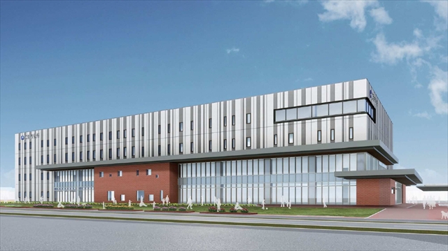 江別市役所新庁舎外観イメージ