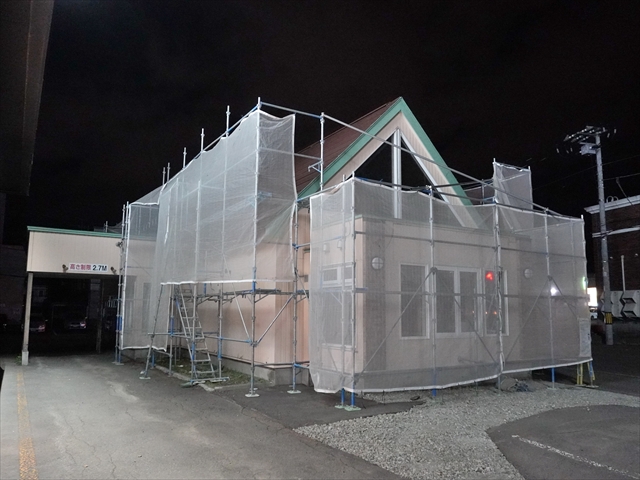 旧モスバーガー江別店ドライブスルー跡