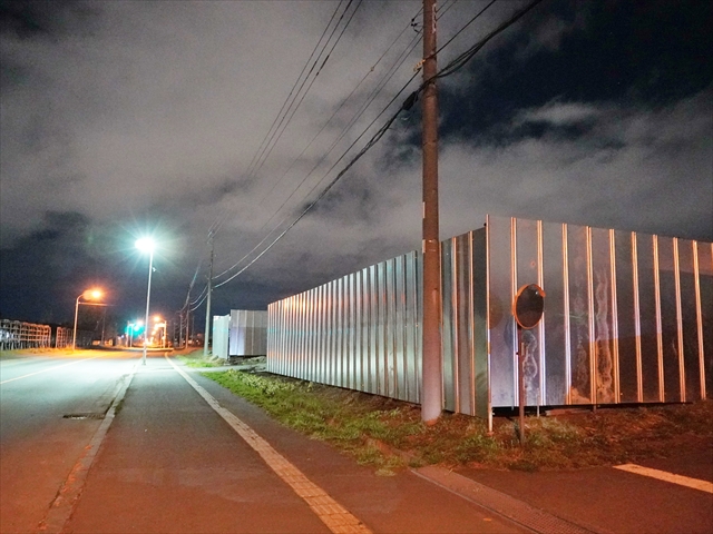 大麻北町 ４番通り沿いの休耕地