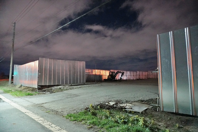 大麻北町 工事現場