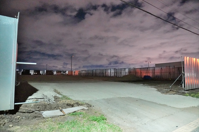 大麻北町 工事現場内部