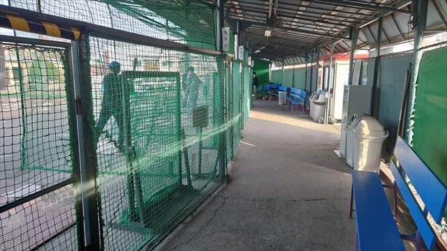 江別バッティングセンター施設内の様子