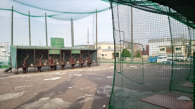 江別バッティングセンター施設内の様子