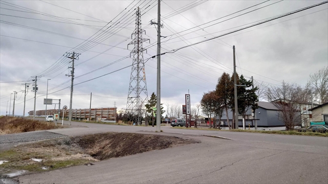 江当軌道・江別駅廃線跡