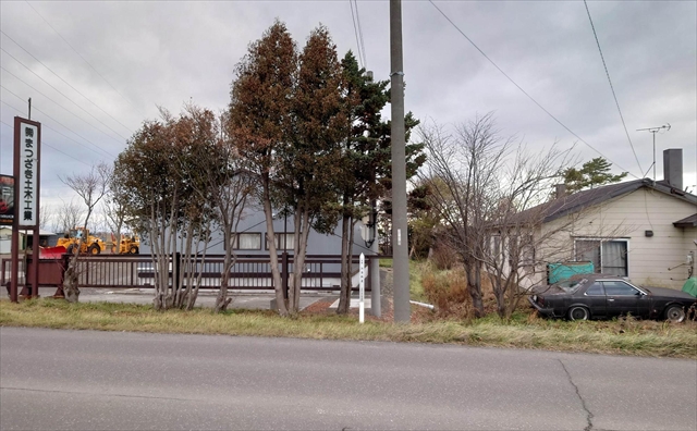 江当軌道・江別駅廃線跡