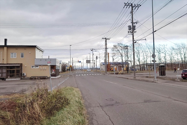 江別駅跡から当別方向