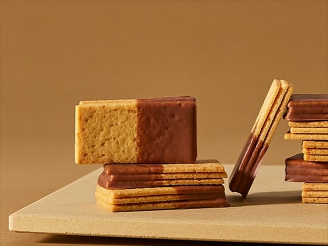 開拓の詩 三枚重ねチョコがけクッキー