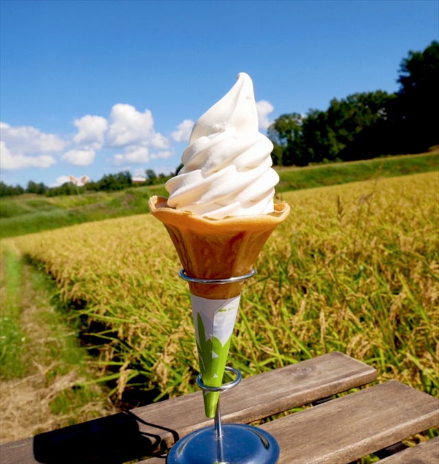 『ライスミルクソフト』（米麹甘酒使用）