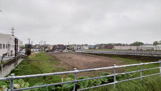 野幌団地C棟跡地