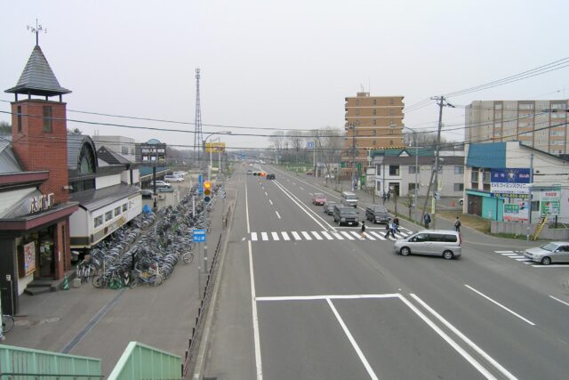 旧大麻駅南口 駅前風景