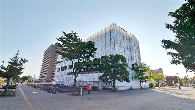 ココファンJR野幌駅前 建設工事中