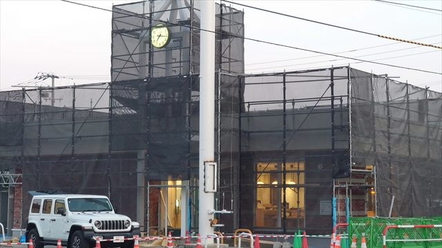 「すき家 12号江別野幌店」一時閉店中の様子