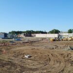 【江別市】江別病院の移転新築工事が野幌団地跡地で本格化！野幌町48号道路も拡幅工事中